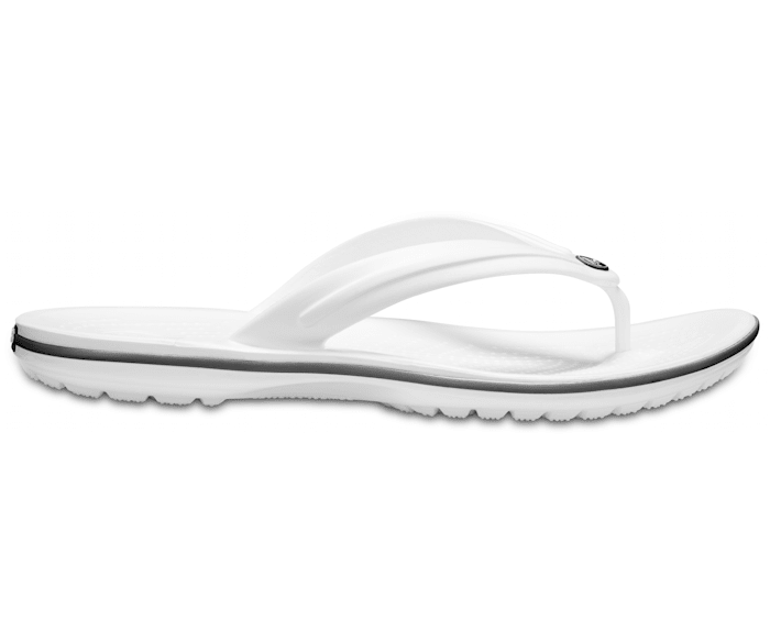 Crocs Unisex Crocband Flip Thong - White