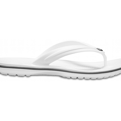 Crocs Unisex Crocband Flip Thong - White