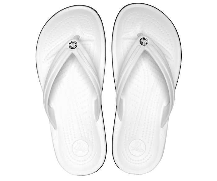 Crocs Unisex Crocband Flip Thong - White