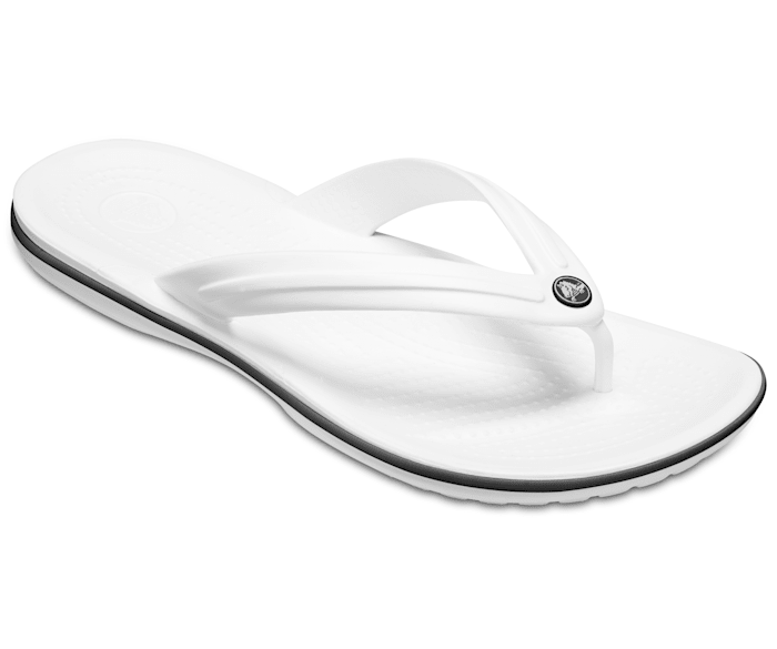 Crocs Unisex Crocband Flip Thong - White