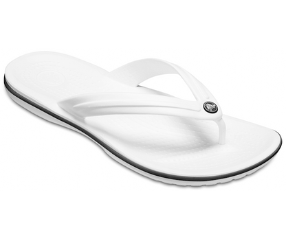 Crocs Unisex Crocband Flip Thong - White