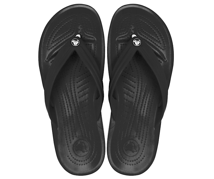 Crocs Unisex Crocband Flip Thong - Black