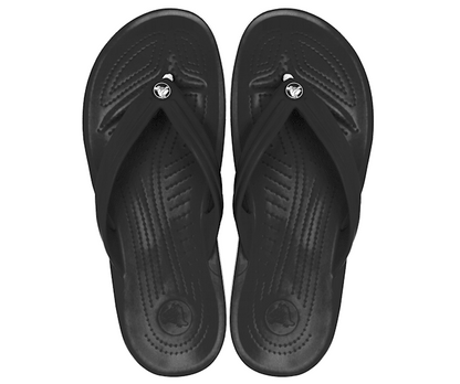 Crocs Unisex Crocband Flip Thong - Black