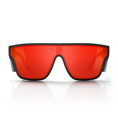 SafeStyle Primes Matte Black Reflectors Red Lens