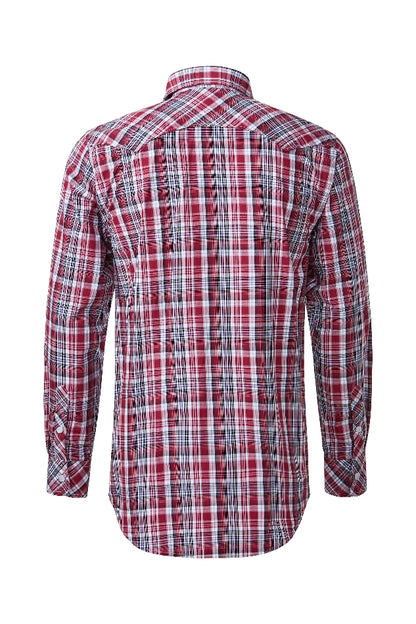 Pilbara Western Mens Snap Button Long Sleeve Shirt