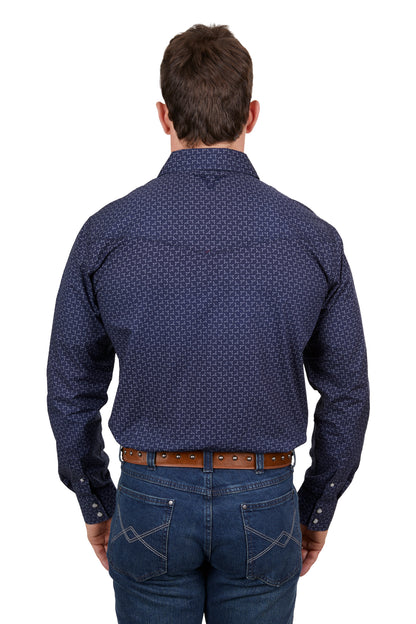 Pure Western Mens Jett Long Sleeve Shirt