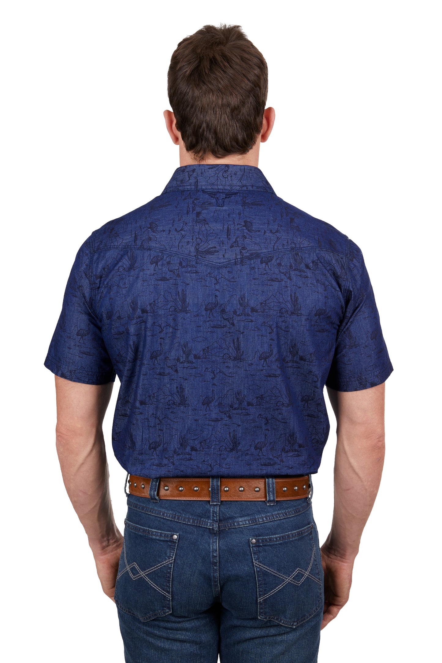 Pure Western  Mens Drew Short Sleeve Shirt