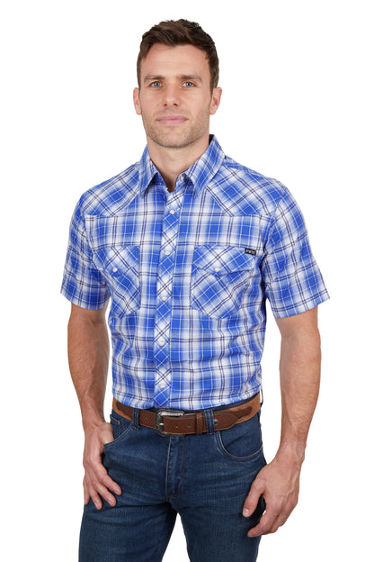 Pure Western Mens Mark Short Sleeve Shirt