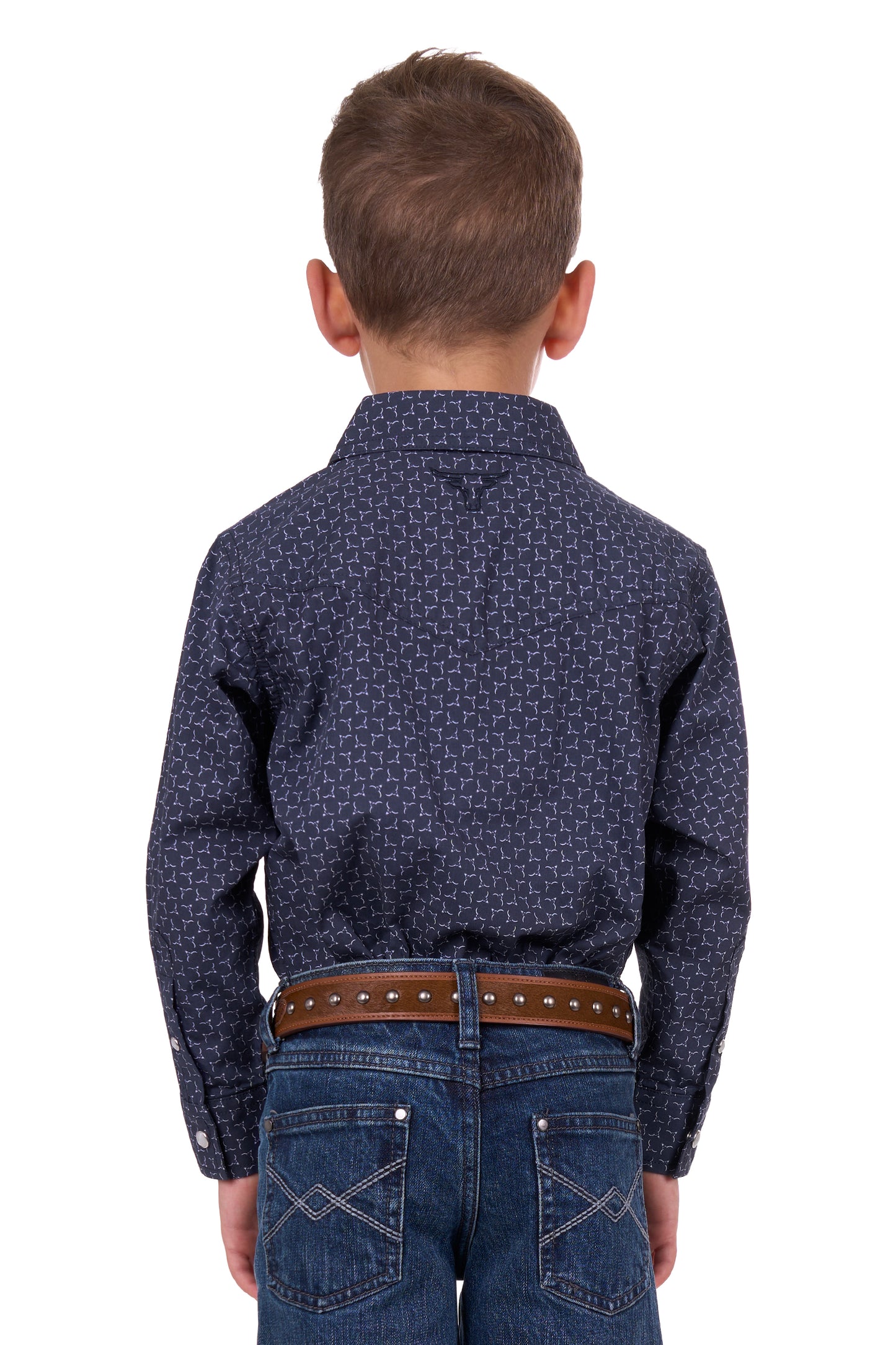 Pure Western Boys Jett Long Sleeve Shirt