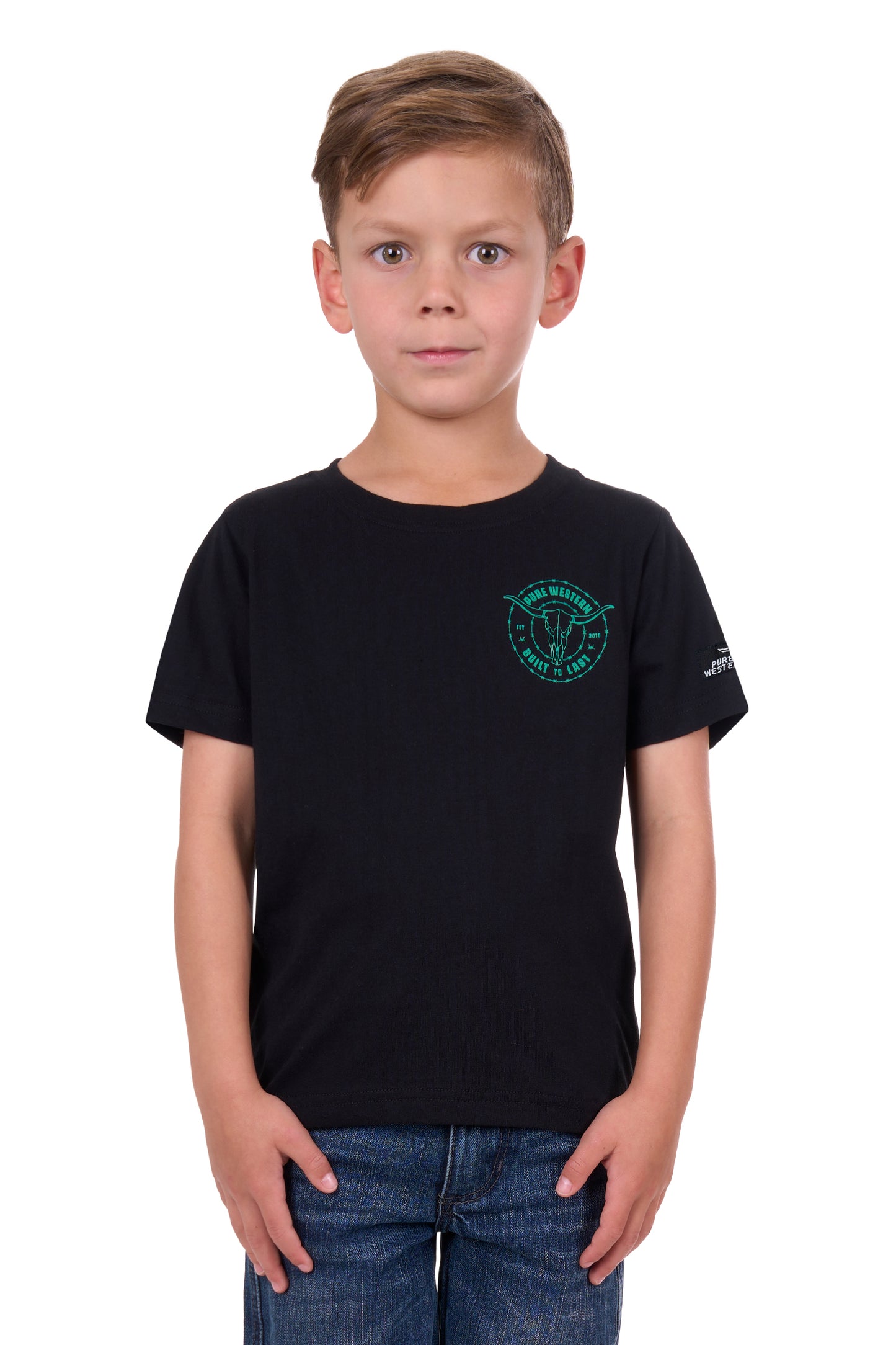 Pure Western Boys Walker Short Sleeve Tee