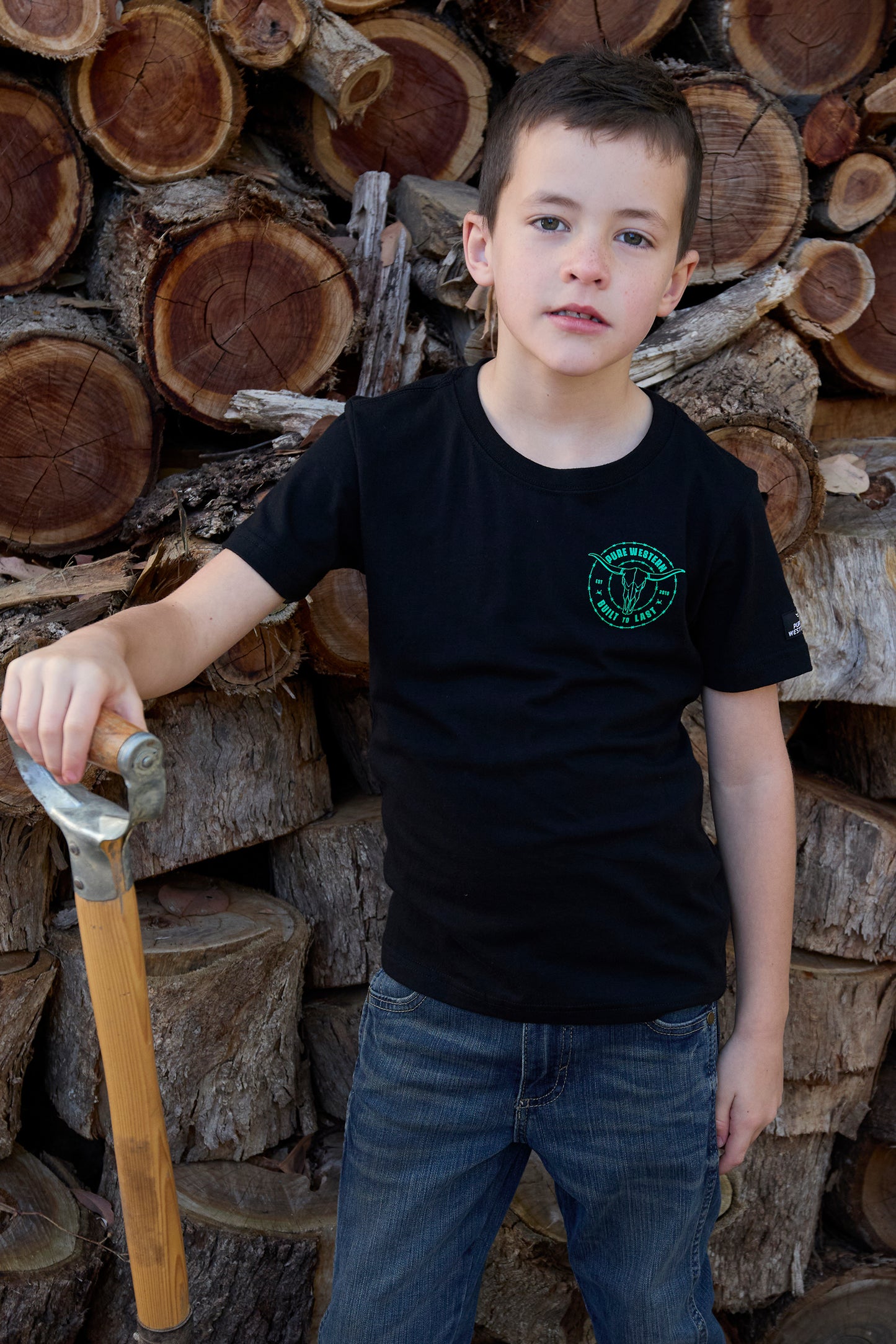 Pure Western Boys Walker Short Sleeve Tee