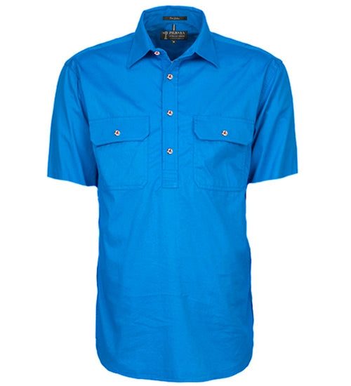 Pilbara Mens Closed Front Short Sleeve Shirt