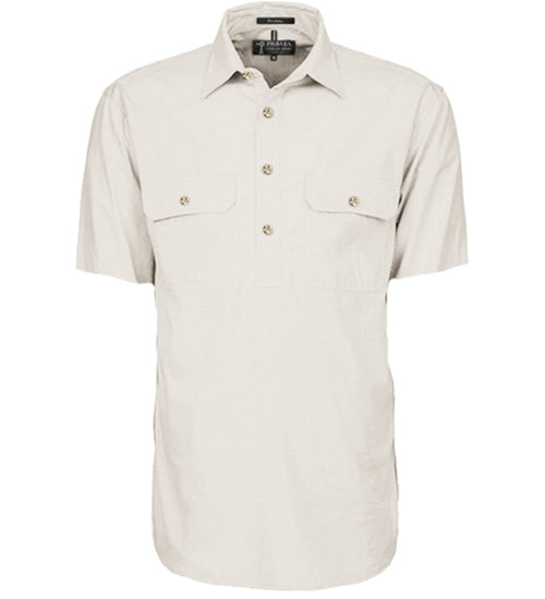 Pilbara Mens Closed Front Short Sleeve Shirt