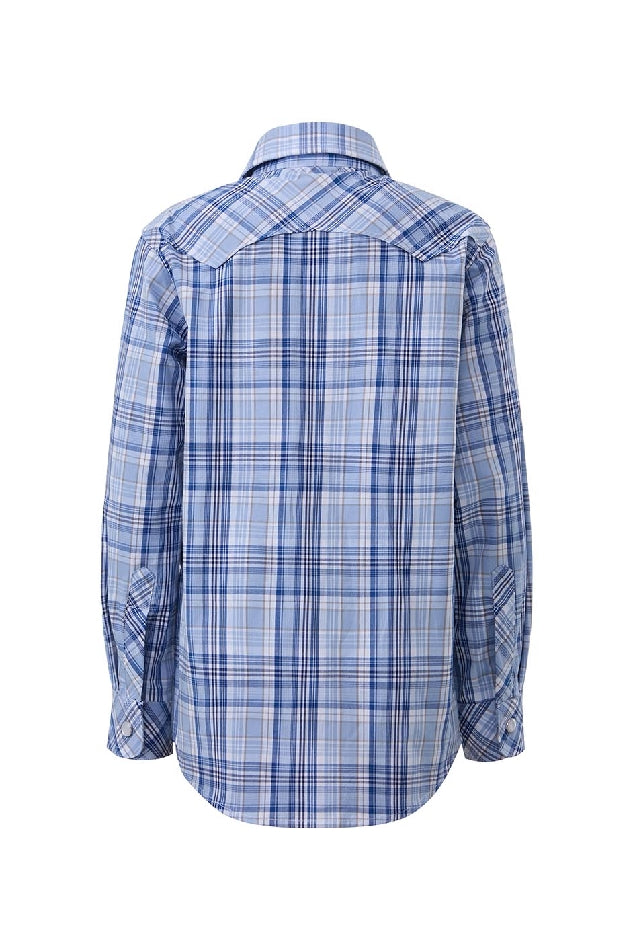 Pilbara Western Kids Snap Button Long  Sleeve Shirt