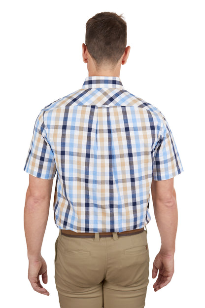 Thomas Cook Men’s Duke Check 1-Pocket Short Sleeve Shirt