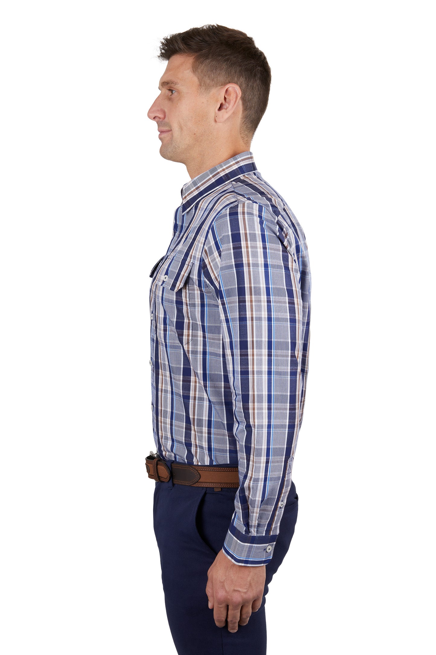 Thomas Cook Men’s Loyd Check 2-Pocket Long Sleeve Shirt