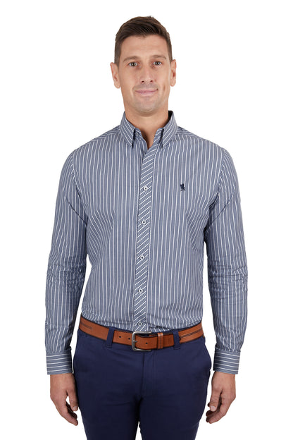 Thomas Cook Men’s Hugh Stripe Tailored Long Sleeve Shirt