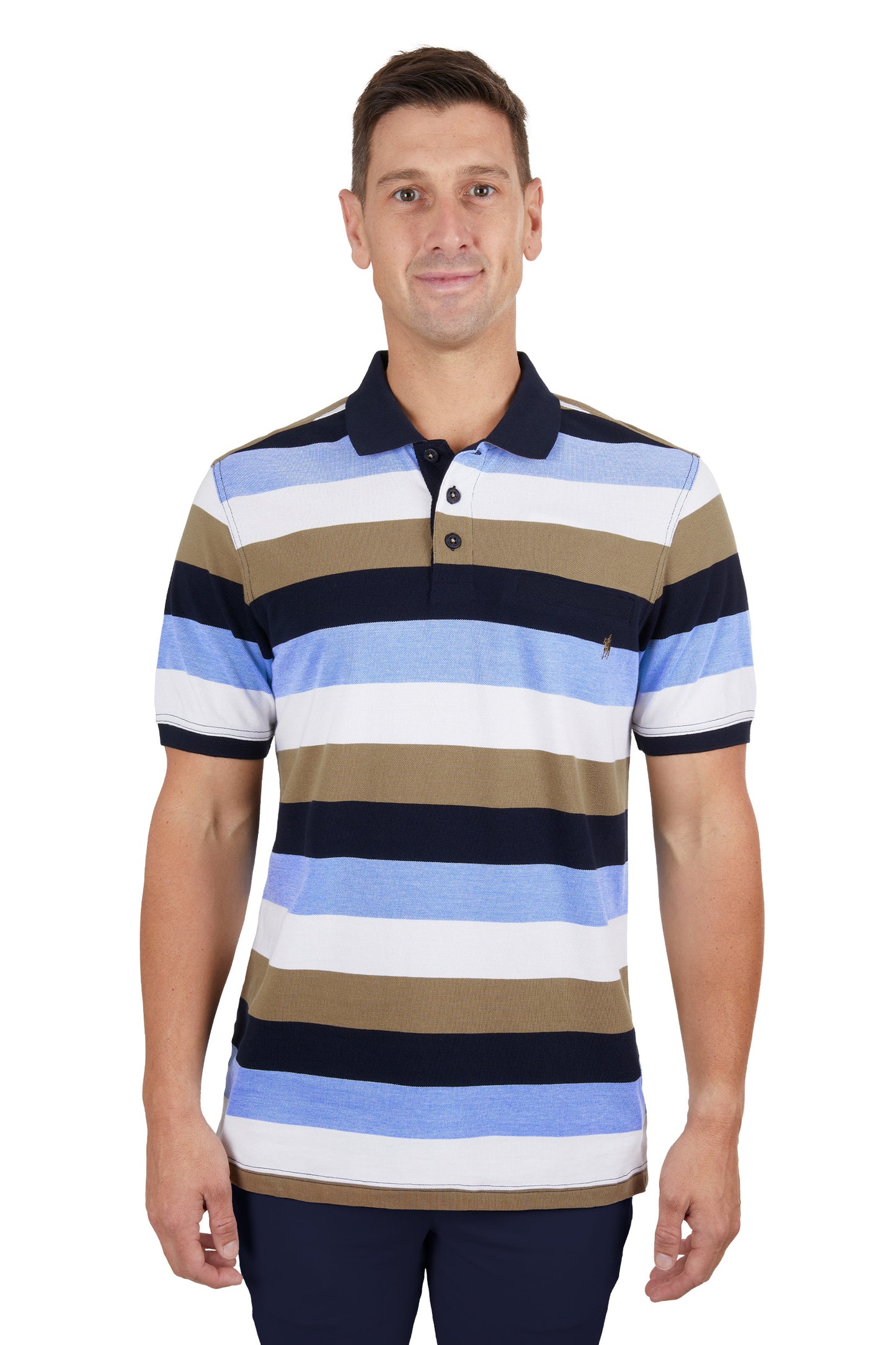 Thomas Cook Men’s Jay 1-Pocket Short Sleeve Polo