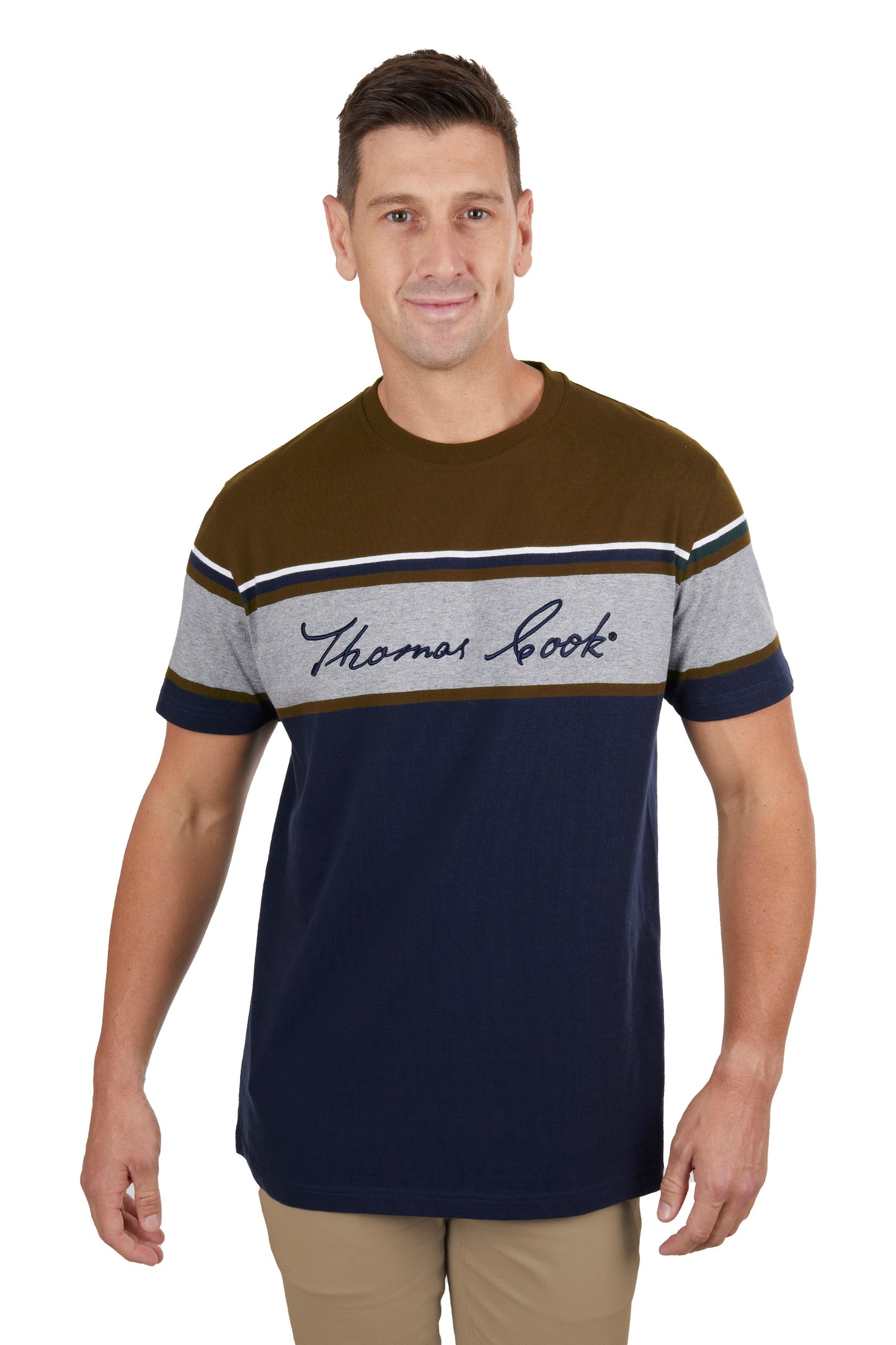 Thomas Cook Men’s Brock Stripe Short Sleeve Tee