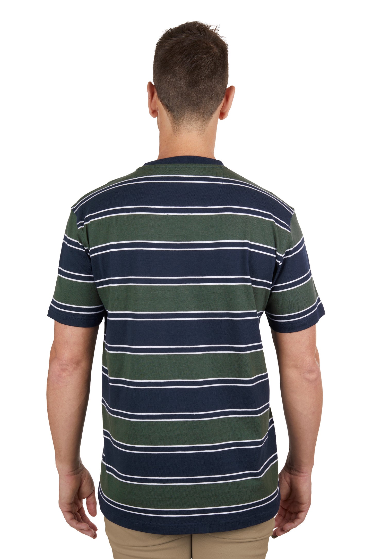 Thomas Cook Men’s Jason Stripe 1-Pocket Short Sleeve Tee