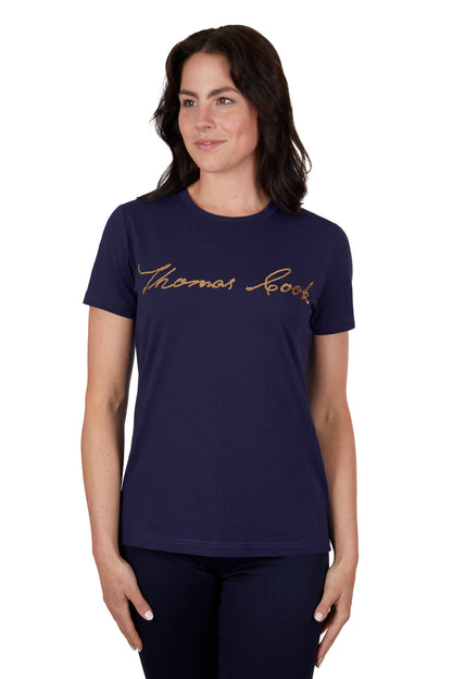 Thomas Cook Women's Eva Short Sleeve Tee - Navy