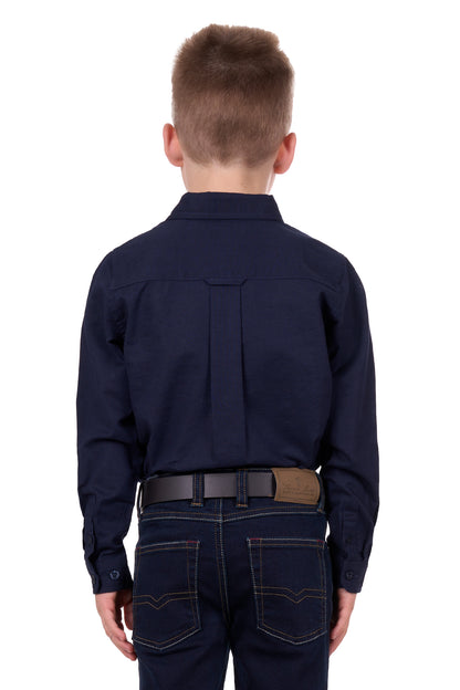 Thomas Cook Boys Linen Long Sleeve Shirt