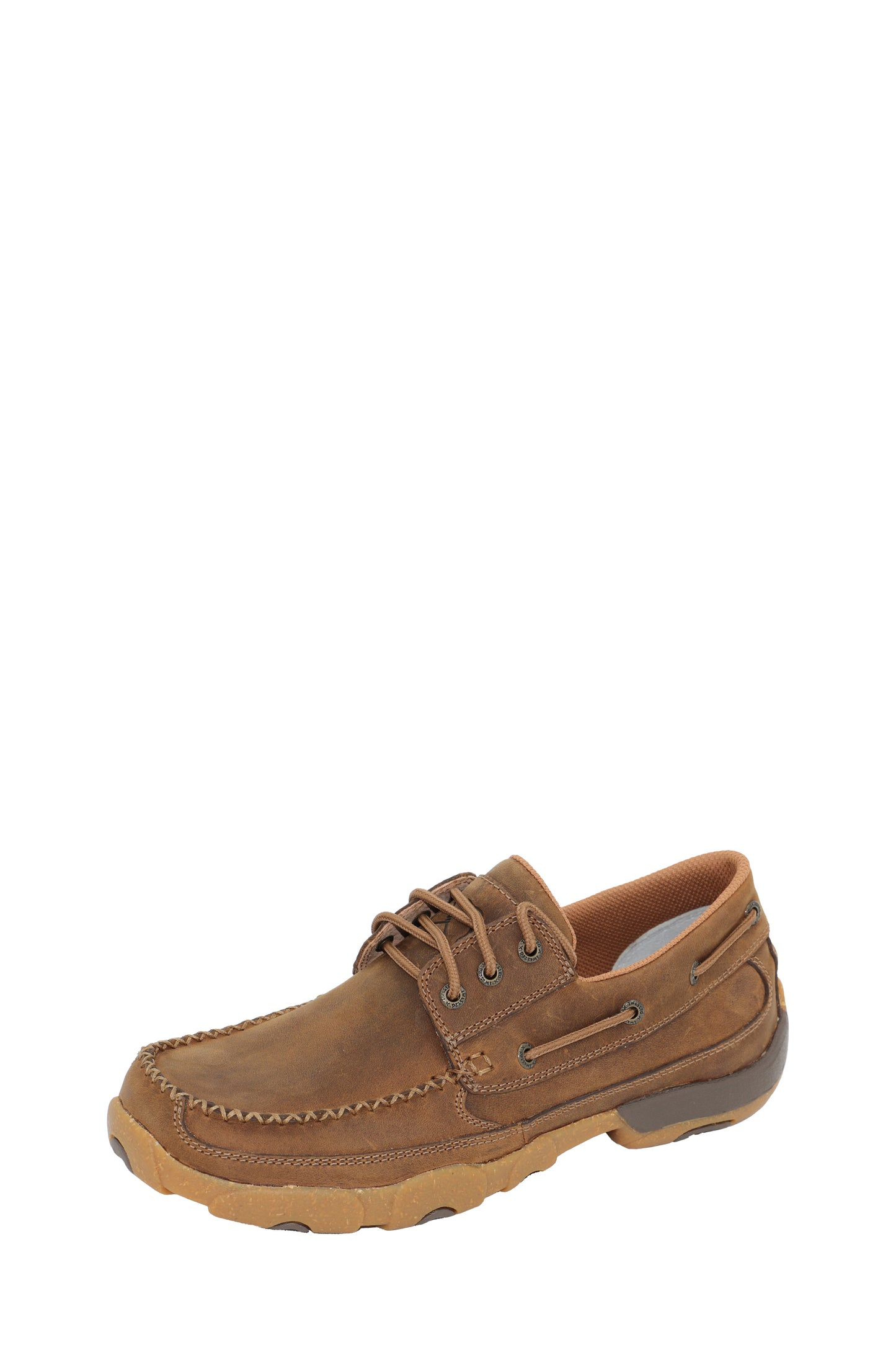 Twisted X Mens Driving Mocs Boat Lace Up