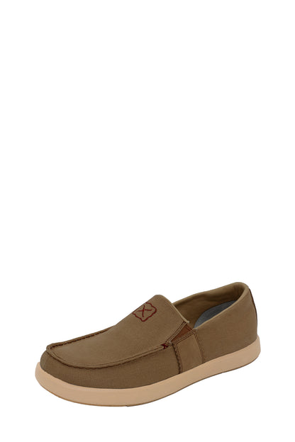 Twisted X Mens Canvas Slip On Moc