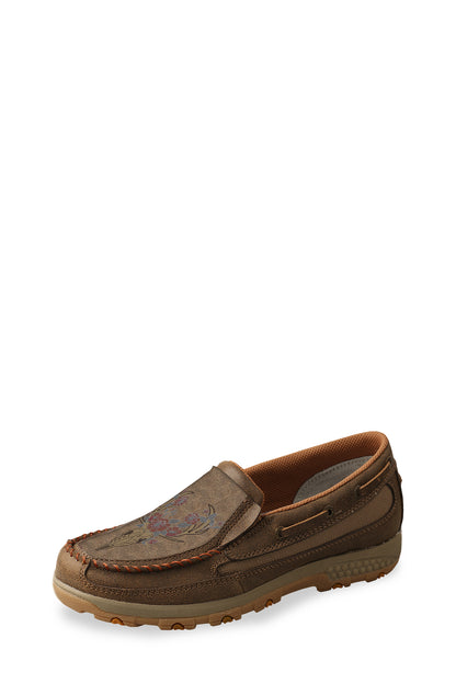 Twisted X Womens Mocs Stag Cellstretch Slip On Brown