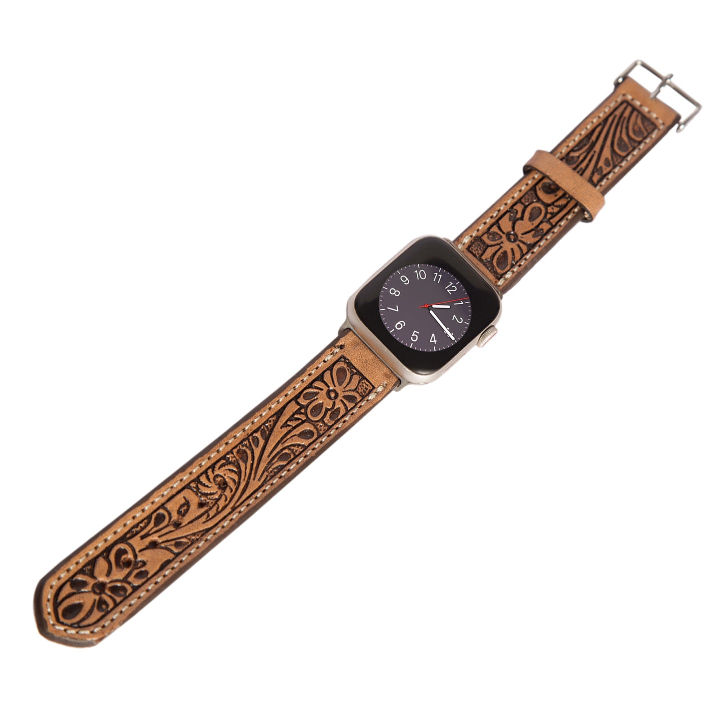 The Design Edge Tooling Leather Apple Watch Strap – WS100