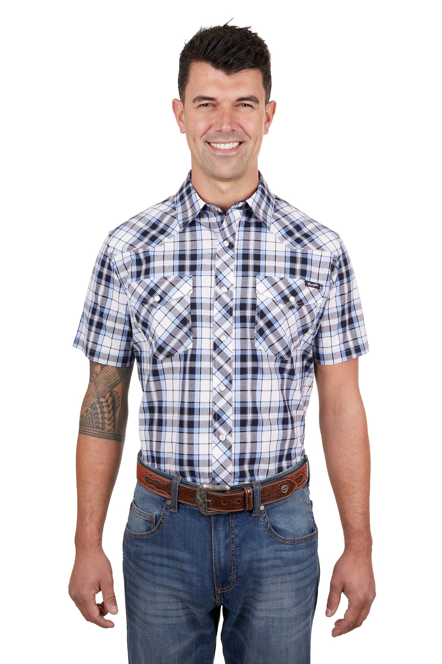 Wrangler Mens Toby Short Sleeve Shirt