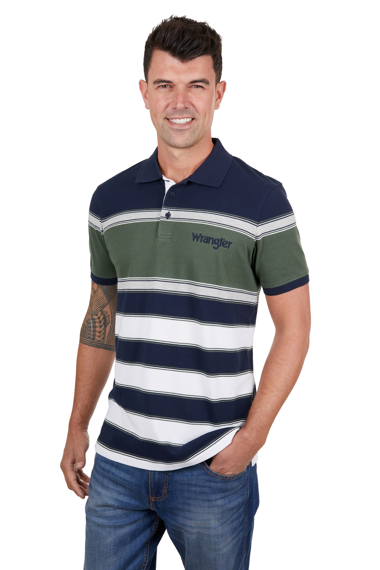 Wrangler Mens Alex Short Sleeve Polo