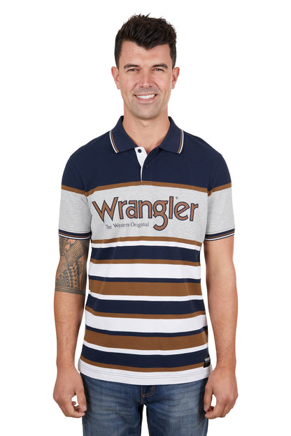 Wrangler Mens Nash Short Sleeve Polo