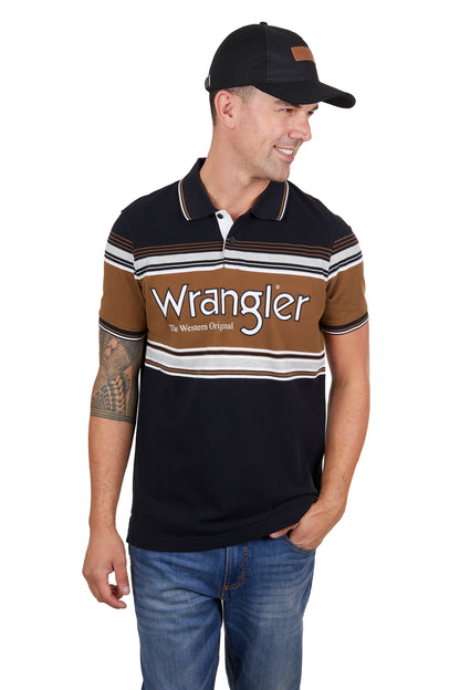 Wrangler Mens Kane Short Sleeve Polo