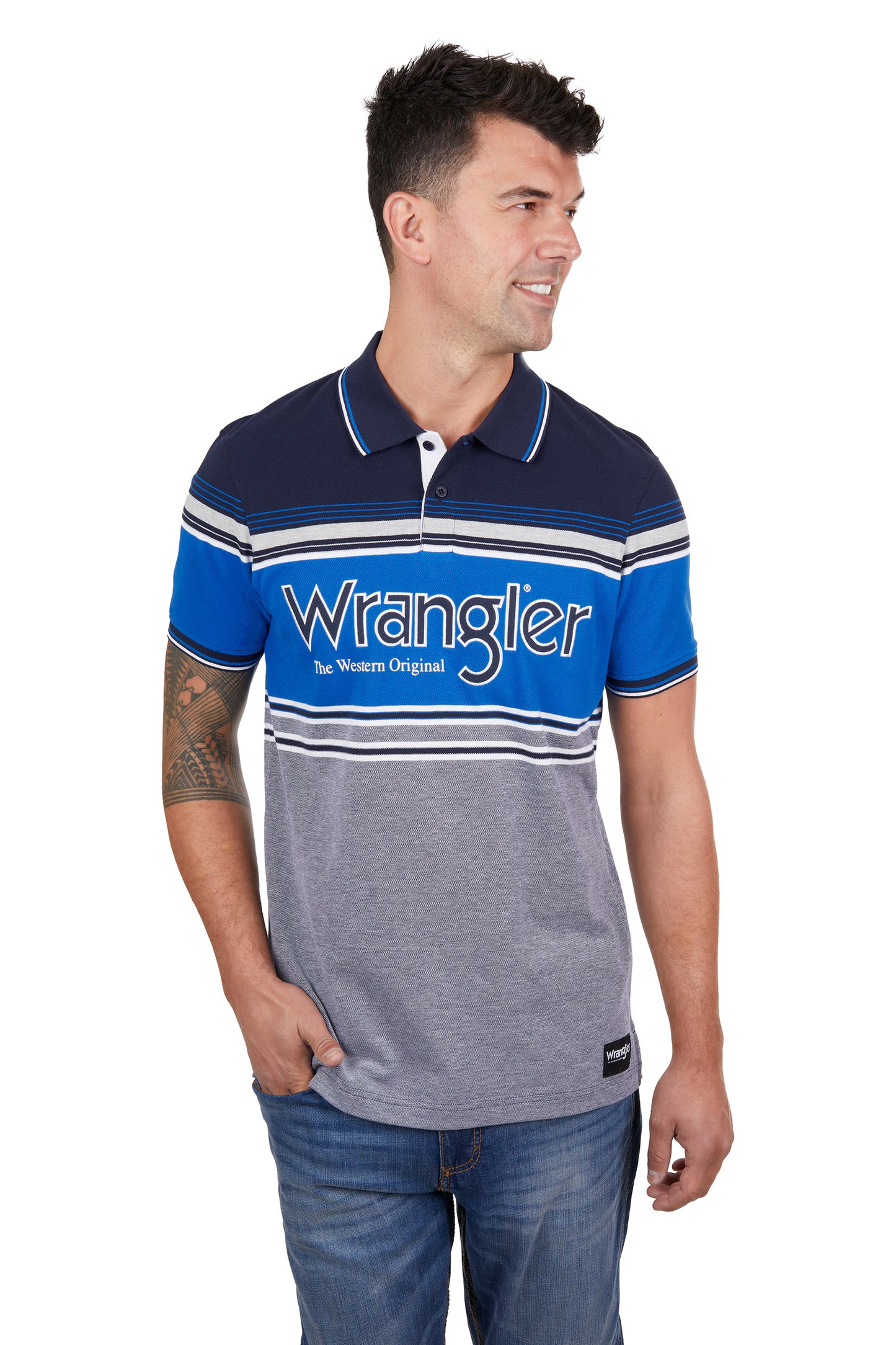 Wrangler Mens Joel Short Sleeve Polo