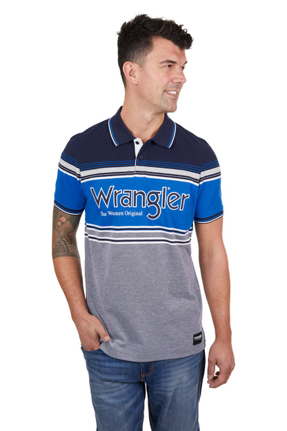 Wrangler Mens Joel Short Sleeve Polo