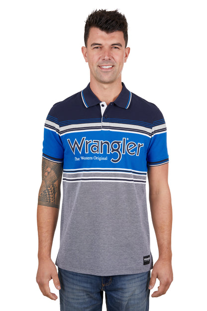 Wrangler Mens Joel Short Sleeve Polo