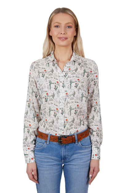 Wrangler Womens Sadie Long Sleeve Shirt