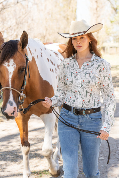 Wrangler Womens Sadie Long Sleeve Shirt