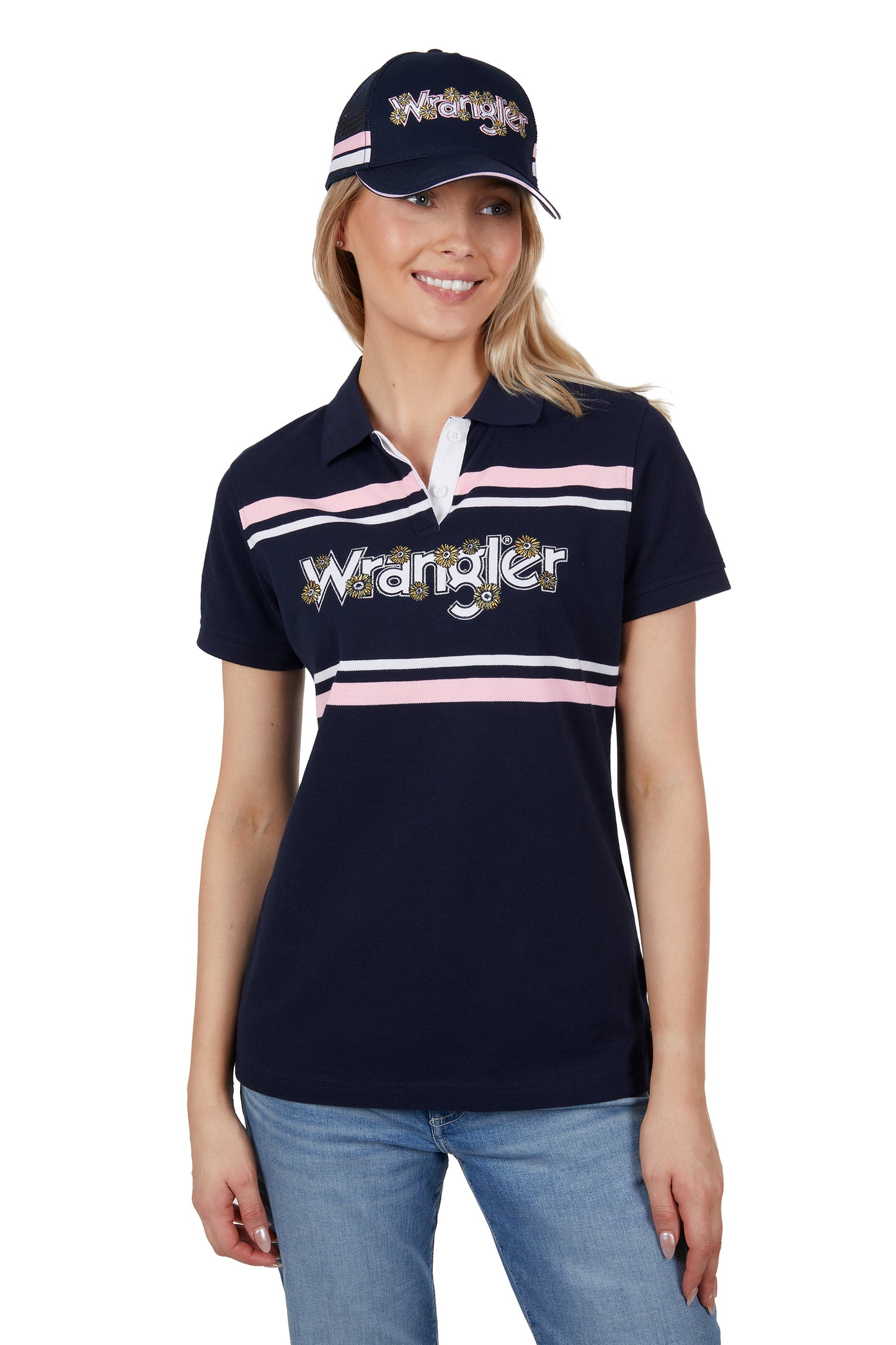 Wrangler Womens Daisy Short Sleeve Polo