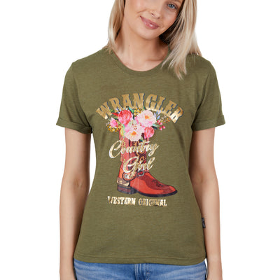 Wrangler Womens Macy Short Sleeve Tee