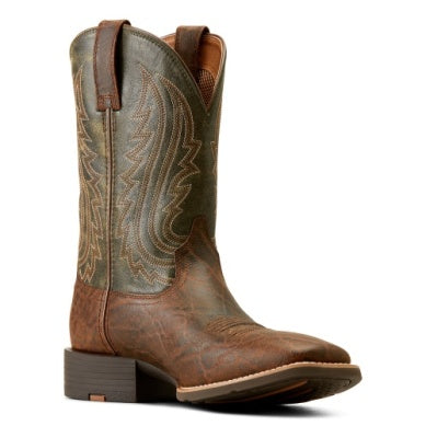 Ariat Mens Sport Big Country Mahogany Elephant Print/ Forest Green