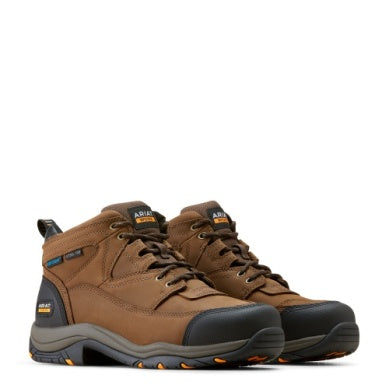 Ariat Mens Duraterrian H20 Steel Toe Distressed Brown