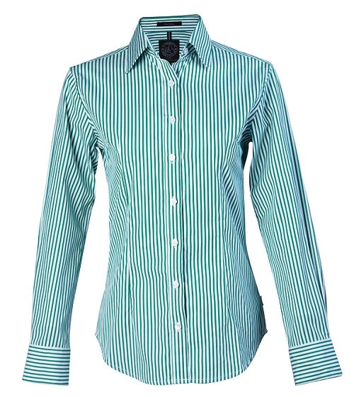 PILBARA WMNS CORPORATE STRIPE  SHIRT