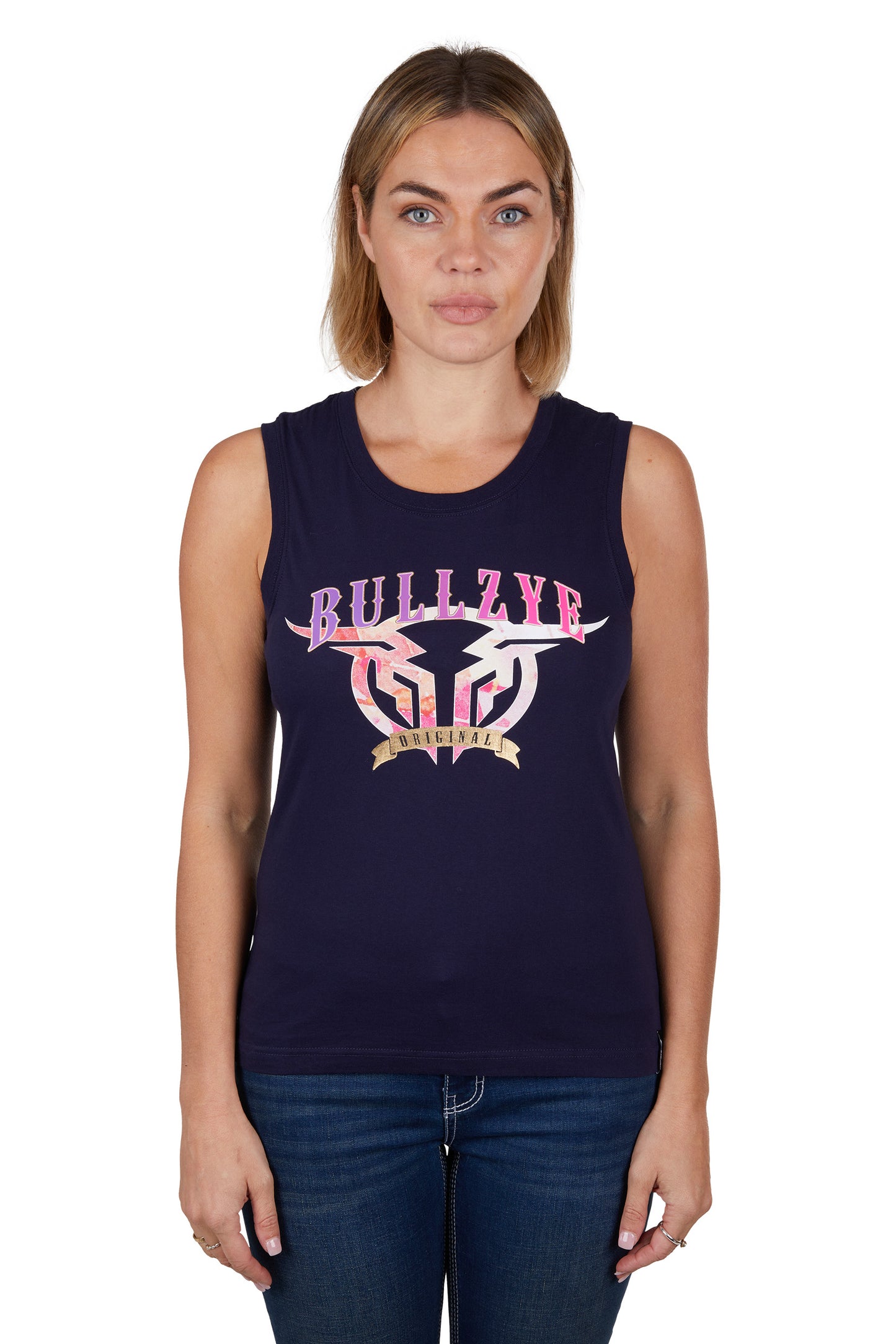 BULLZYE LADIES SUNSET TANK