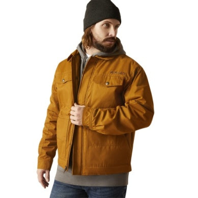 Ariat Mens Grizzly Canvas Jacket Chestnut