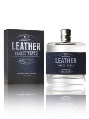 Tru Western Mens Cologne Leather #3 Small Batch Indigo Blend Eau De Cologne 100ml