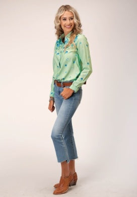 ROPER WMNS STUDIO WEST COLLECTION LS SHIRT