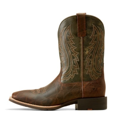 Ariat Mens Sport Big Country Mahogany Elephant Print/ Forest Green