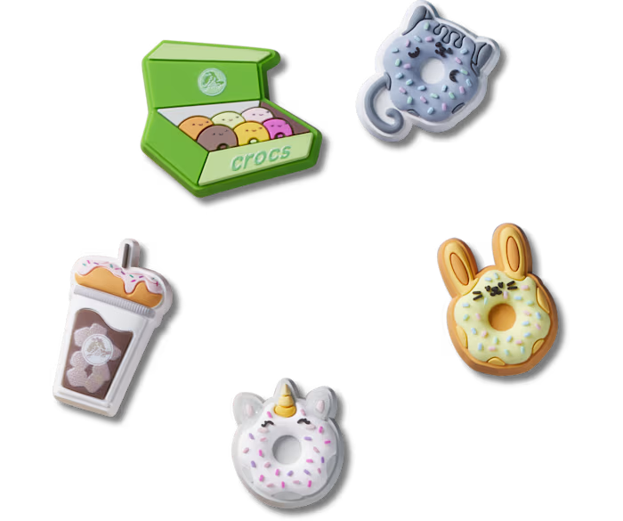 Croc Jibbitz - Coffee & Donuts 5 Pack